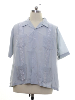 1980's Mens Guayabera Shirt