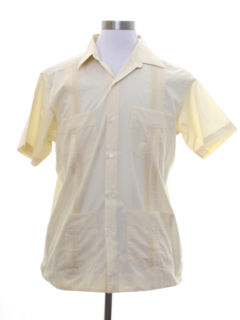 1980's Mens Guayabera Shirt