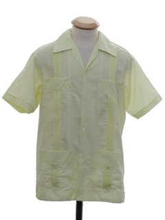 1970's Mens Guayabera Shirt