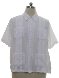 1990's Mens Guayabera Shirt