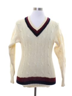 1960's Mens/Boys Preppy Ivy League Sweater