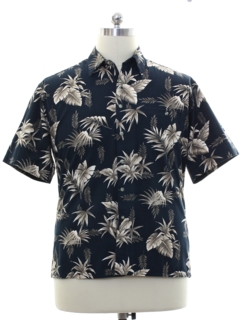 1990's Mens Hawaiian Style Sport Shirt