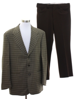 1970's Mens Combo Disco Suit