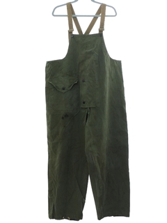 1940's Mens WW2 Navy Bib and Brace Waders Overalls