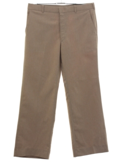 1980's Mens Flat Front Slacks Pants