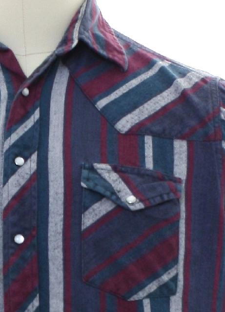 1990's Vintage Wrangler Western Shirt: 90s -Wrangler- Mens