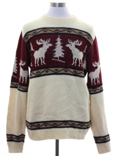 1970's Mens Reindeer Sweater