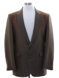 1980's Mens Western Blazer Sport Coat Jacket