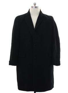 1960's Mens Cashmere Mod Wool Car Coat Jacket