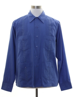 Mens Vintage Guayabera Shirts at RustyZipper.Com Vintage Clothing