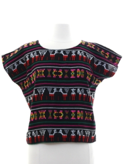 1970's Womens Guatemalan Style Shirt