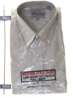 1980's Mens Longsleeve Western Shirt