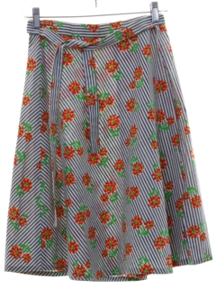 1970's Womens Wrap Skirt