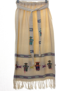 1980's Womens Hippie Skirt