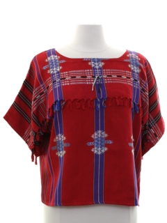 1970's Womens Guatemalan Style Shirt