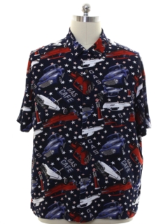 1990's Mens Rayon Wicked 90s Sport Shirt