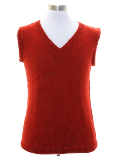 1970's Mens Wool Sweater Vest