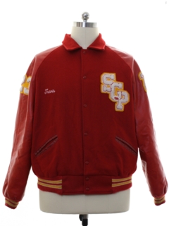 1980's Mens Wool Letterman Jacket