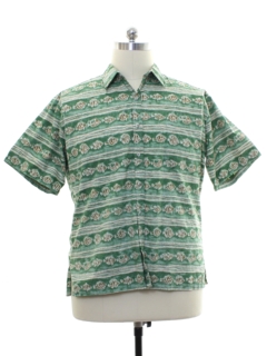 1980's Mens Hawaiian Style Shirt