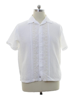 1990's Mens Guayabera Shirt