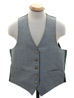 1970's Mens Reversible Suit Vest