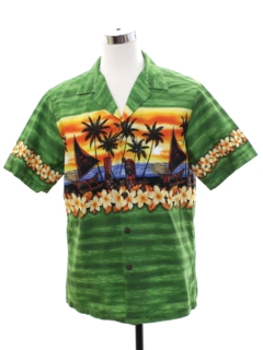 1980's Mens Totally 80s Hawaiian Shirt
