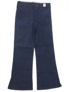 1960's Unisex Mod Bellbottom Jeans Pants