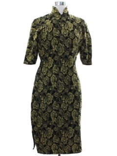 1960's Womens Cheongsam Dress