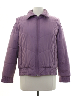 1980's Womens Totally 80s Convertable Ski Jacket