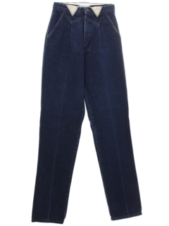 1980's Womens Highwaisted Denim Jeans Pants