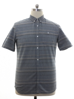 1980's Mens Totally 80s Vans Print Shirt