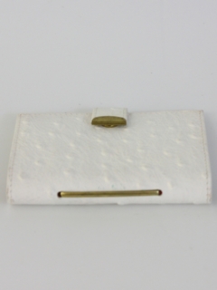 1960's Womens Accessories - Ostrich Leather Credit Card Wallet
