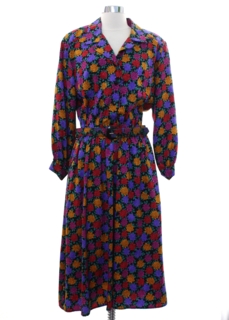 1980's Womens Totally 80s Dress