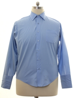 1970's Mens Manhattan Mod French Cuff Shirt