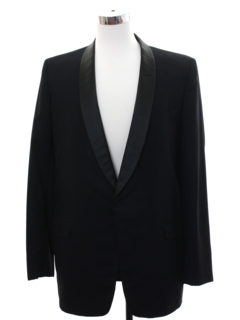 1960's Mens Mod Tuxedo Style Smoking Evening Jacket