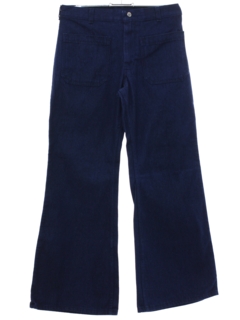 1970's Unisex Naval Style Bellbottom Jeans Pants