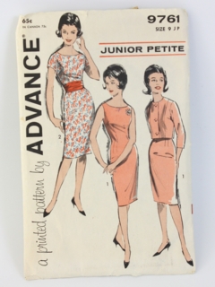 1960's Womens Sewing Pattern