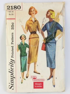 1950's Womens Sewing Pattern