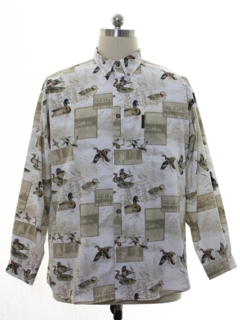 1990's Mens Graphic Print Shirt