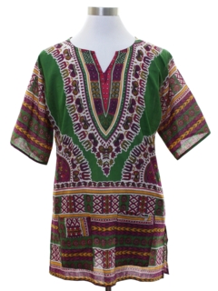 1970's Unisex Dashiki Shirt