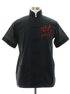 1980's Mens Asian Inspired Kung Fu Shirt