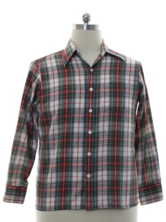 1960's Mens Mod Sport Shirt