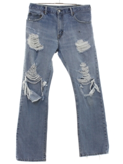 1990's Mens Levis 517s Grunge Flared Jeans Pants