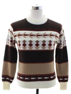 1970's Mens Pullover Ski Sweater