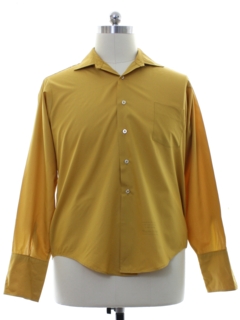 1960's Mens Mod French Cuff Shirt