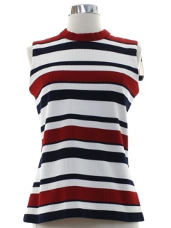 1960's Womens Mod Knit Shirt