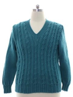 1980's Mens Wool Pullover Sweater