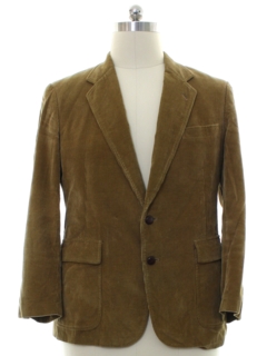 1960's Mens Corduroy Blazer Sportcoat Jacket