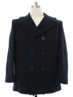 1990's Mens Pea Coat Jacket