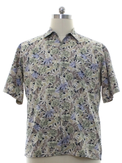 1990's Mens Hawaiian Style Sport Shirt